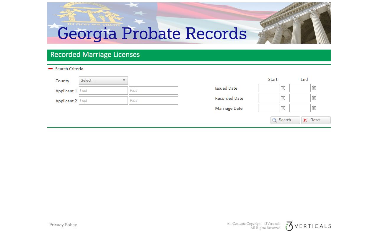 Coweta County marriage court records Georgia Probate Records search