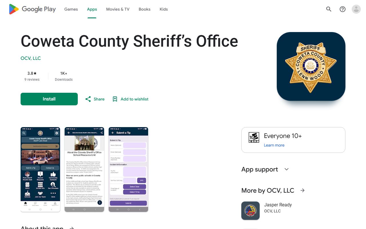 Coweta County warrant search Sheriff app on Google Play
