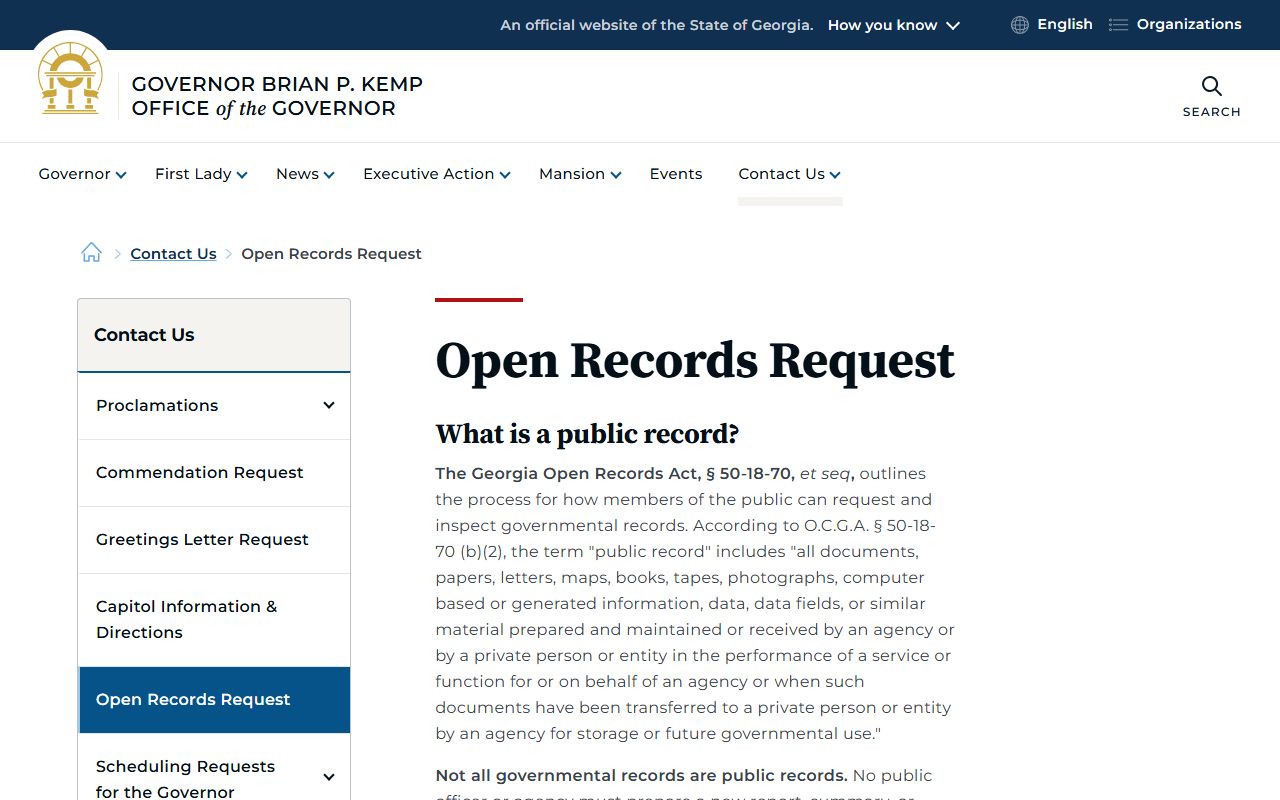 Coweta County inmate records Georgia open records law source